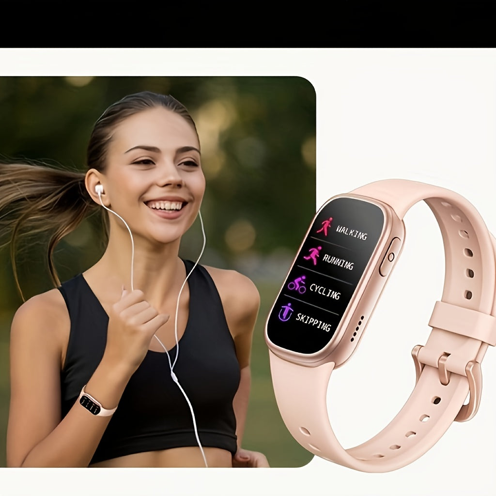 YOUTHDEMON Smart Watch with Wireless Calls,, Wireless 5.3, Fitness Tracker, Weather Forecast, & Step Counter, Compatible with iPhone/Android, Includes Silicone Bands in Black, Pink & Rose Golden, Perfect Gift for Friends & Fa