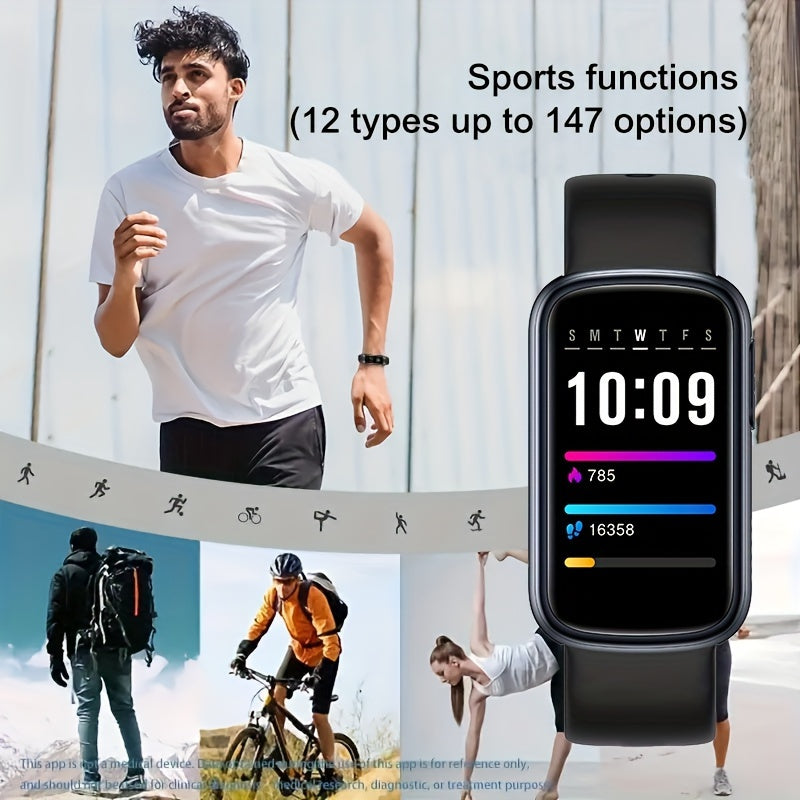 YOUTHDEMON Smart Watch with Wireless Calls,, Wireless 5.3, Fitness Tracker, Weather Forecast, & Step Counter, Compatible with iPhone/Android, Includes Silicone Bands in Black, Pink & Rose Golden, Perfect Gift for Friends & Fa