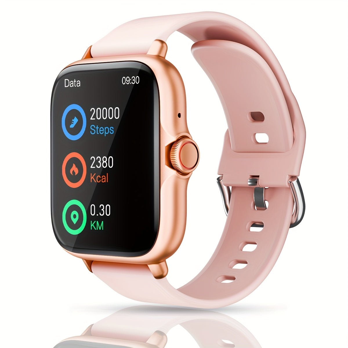 Sports Smart Watch, 4.65cm Full Touch Screen Display with Message, Answer Make Call Smartwatch, Sleep Monitoring, Sports Pedometer, Information Alerts, For iPhone Android Phones, Smartbands Fitness Watch For Women Men Friend