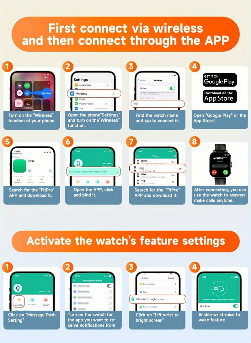 Smart Watch with 3.66cm Full Touch Display, Wireless Calling, Message Push, Multiple Sports Modes, Sedentary Reminder, Weather Forecast, USB Charging, 200mAh Lithium Battery, Glitter Accents, Zinc Alloy & Silica Gel Strap, Co