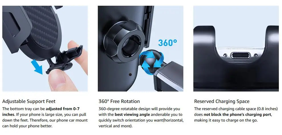 Car Phone Mount Long Arm Suction Cup Sucker Car Phone Holder Stand Mobile Cell Support For iPhone Huawei Xiaomi Redmi Samsung