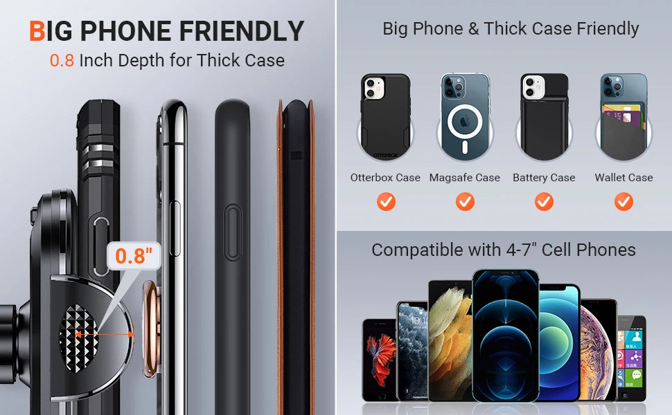 Car Phone Mount Long Arm Suction Cup Sucker Car Phone Holder Stand Mobile Cell Support For iPhone Huawei Xiaomi Redmi Samsung