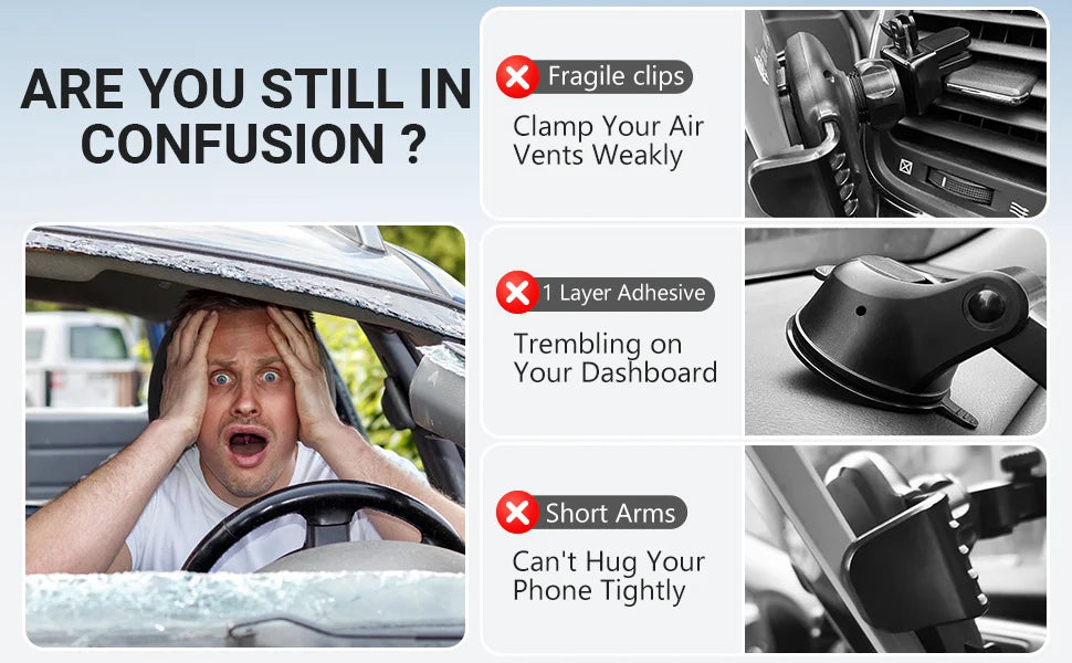 Car Phone Mount Long Arm Suction Cup Sucker Car Phone Holder Stand Mobile Cell Support For iPhone Huawei Xiaomi Redmi Samsung