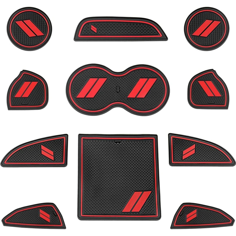 Car Cup Holder Mat Insert Coaster Pad Non-Slip Anti-Dust Mat For 2015-2020 Dodge Challenger Car Styling Accessories