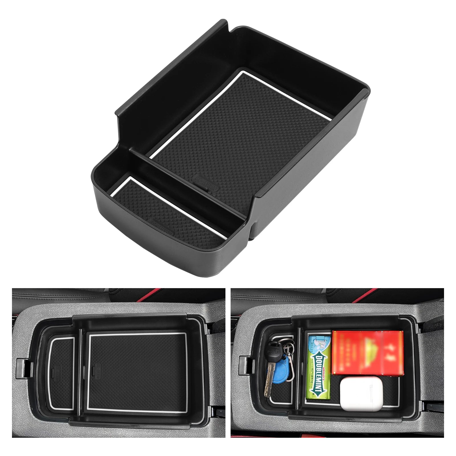 for Chevy Chevrolet Trax 2024 2025 Center Console Armrest Storage Box Tray Buick Envista 2024 Organizer Tidying Accessories ABS