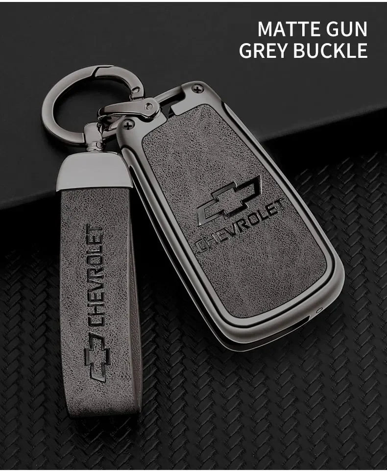 Zinc Alloy Car Flip Key Case Cover Shell Bag For Chevrolet Cruze Aveo Trax Sail Malibu Captiva Prism Spark Protector Accessories