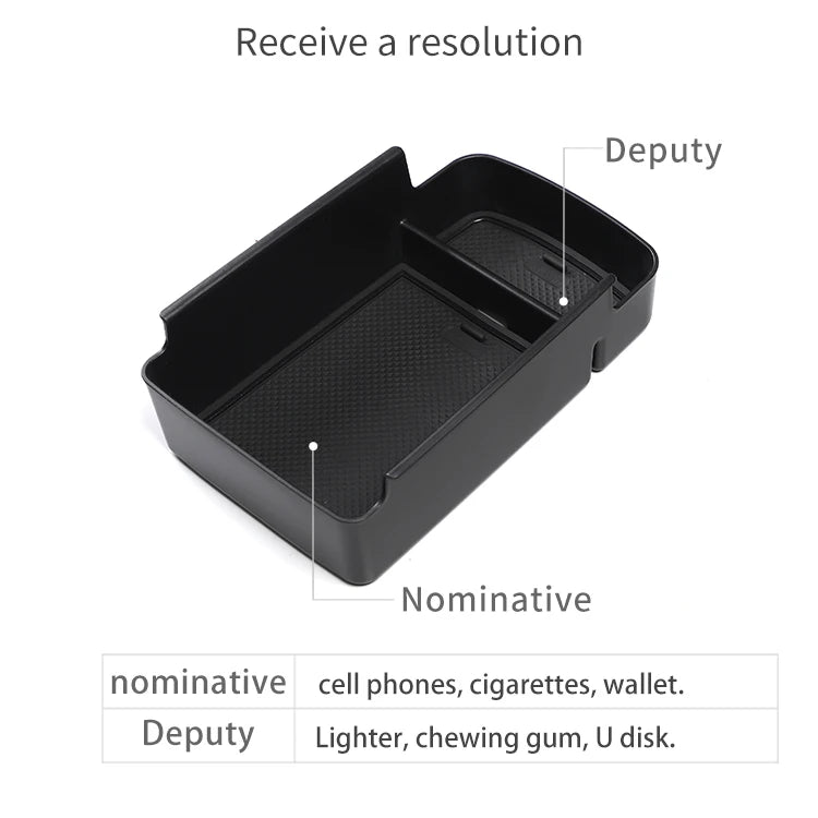 for Chevy Chevrolet Trax 2024 2025 Center Console Armrest Storage Box Tray Buick Envista 2024 Organizer Tidying Accessories ABS