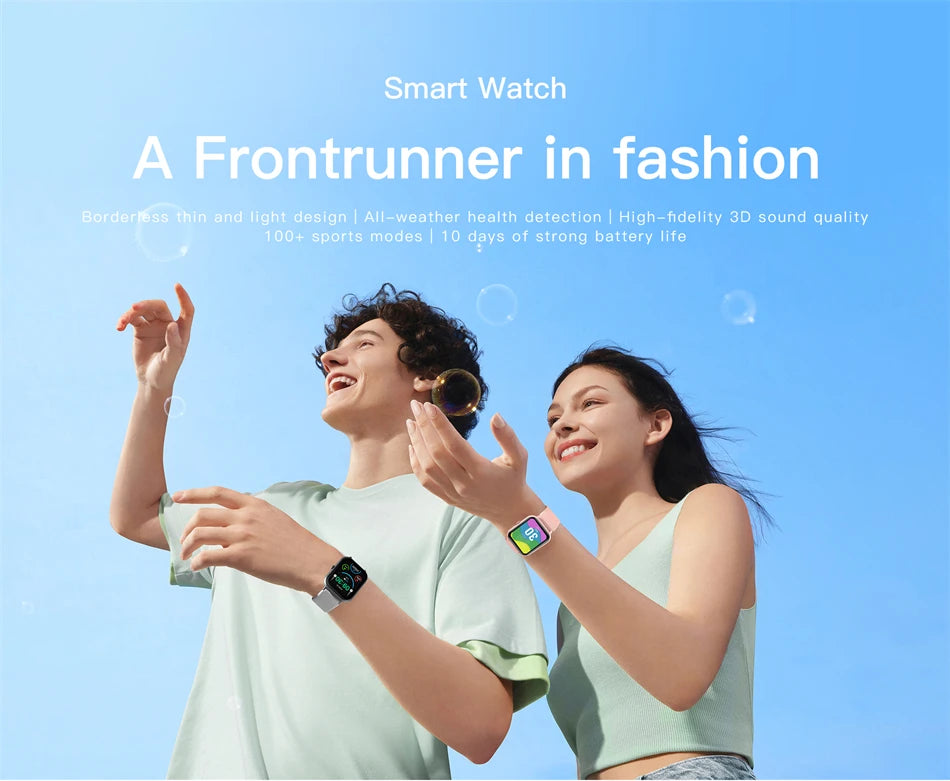 LIGE Waterproof Smart Watch Bluetooth Call Women Men Watch Voice Assistant 100+Sports Smartwatch For Huawei Xiaomi Android ios