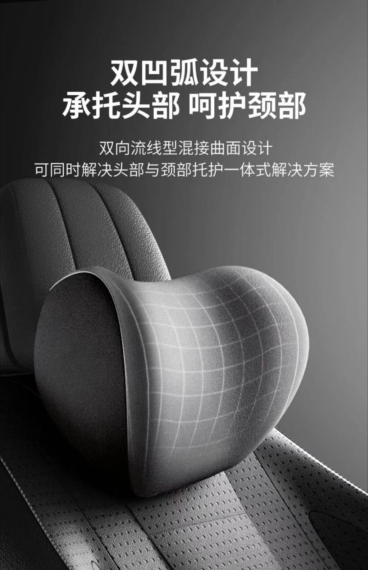 Car Headrest/Lumbar Support Car Neck Pillow Waist Cushion Driver Seat Backrest Car Cushion Driving Lumbar Support Waist Support