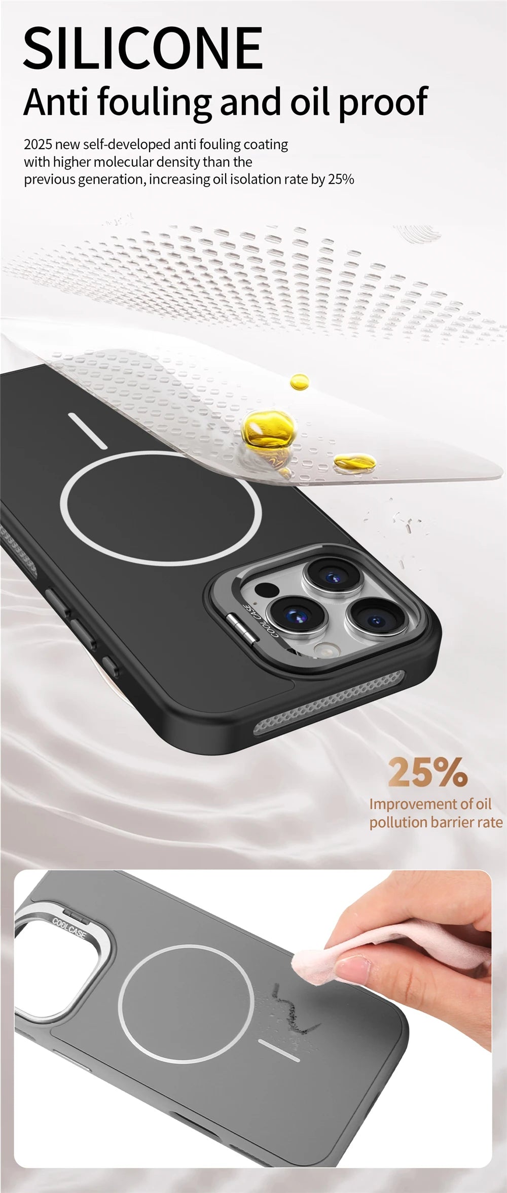 For iPhone 16 Pro Max Luxury Magsafe Magnetic Liquid Silicone Holder Stand Phone Case For iPhone 15 14 13 12 11 Protective Cover