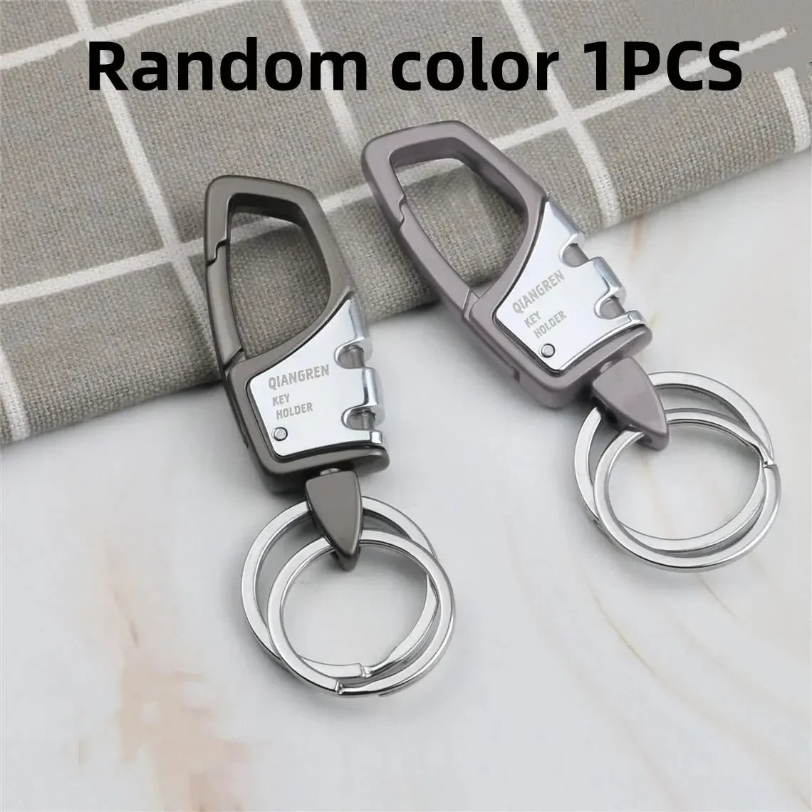 Car Key Chain Men and Women Customized High-grade Design Sense Pendant Anti-loss Waist Hanging Metal Creative Personality Hangin