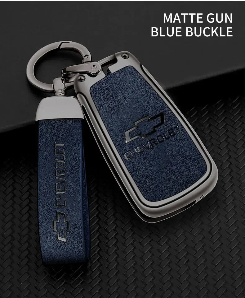 Zinc Alloy Car Flip Key Case Cover Shell Bag For Chevrolet Cruze Aveo Trax Sail Malibu Captiva Prism Spark Protector Accessories