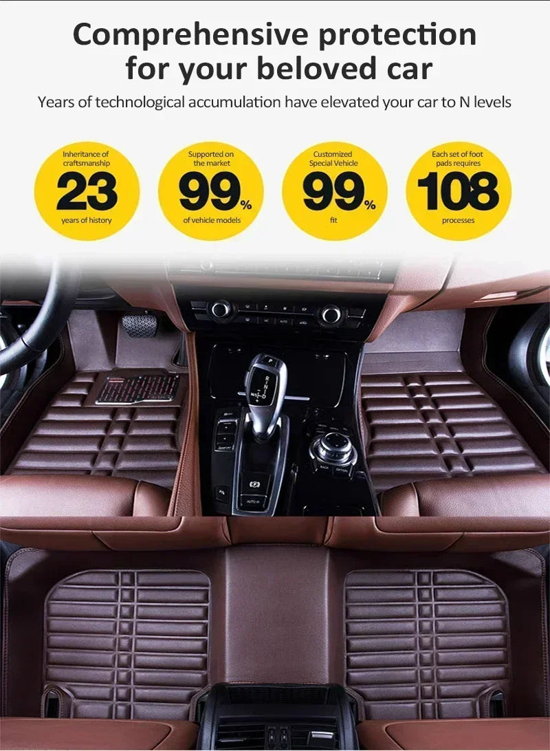 Car Floor Mats For Hyundai Tucson NX4 N-Line 2022 2023 2024 2025 Waterproof Pad Foot Carpets LHD Cover Auto Interior Accessories
