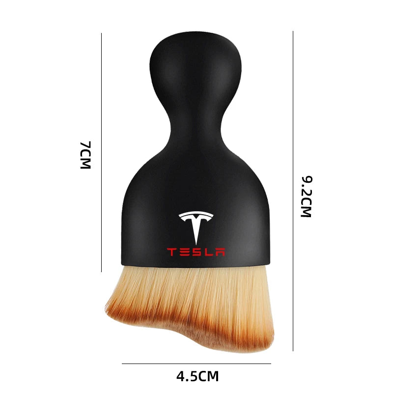Suede Fleece Microfiber Towel Car Cleaning Rag Cloth with brush For Tesla Model 3 Model S X Model Y Roadster Bonina Coil