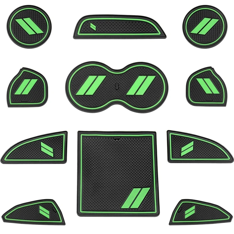 Car Cup Holder Mat Insert Coaster Pad Non-Slip Anti-Dust Mat For 2015-2020 Dodge Challenger Car Styling Accessories