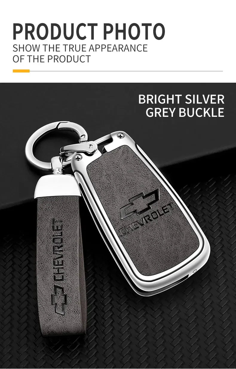 Zinc Alloy Car Flip Key Case Cover Shell Bag For Chevrolet Cruze Aveo Trax Sail Malibu Captiva Prism Spark Protector Accessories