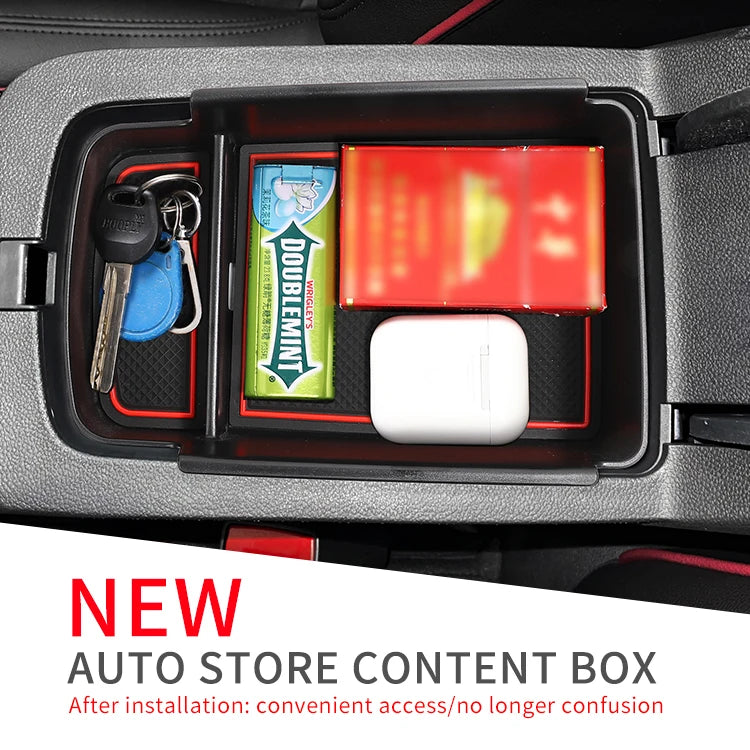 for Chevy Chevrolet Trax 2024 2025 Center Console Armrest Storage Box Tray Buick Envista 2024 Organizer Tidying Accessories ABS