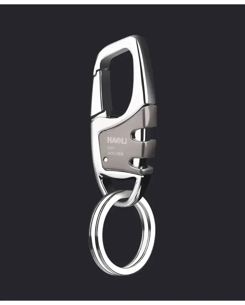 Car Key Chain Men and Women Customized High-grade Design Sense Pendant Anti-loss Waist Hanging Metal Creative Personality Hangin