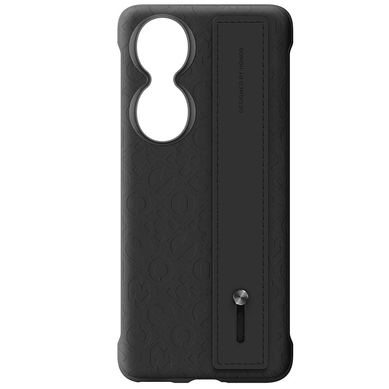 Original HONOR 90 PU Leather Case with Portable Leather Hand Strap Protective Cover Shell for honor90