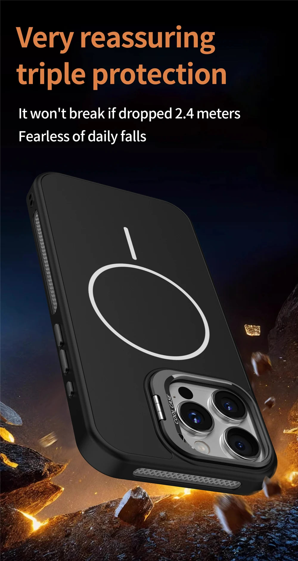For iPhone 16 Pro Max Luxury Magsafe Magnetic Liquid Silicone Holder Stand Phone Case For iPhone 15 14 13 12 11 Protective Cover