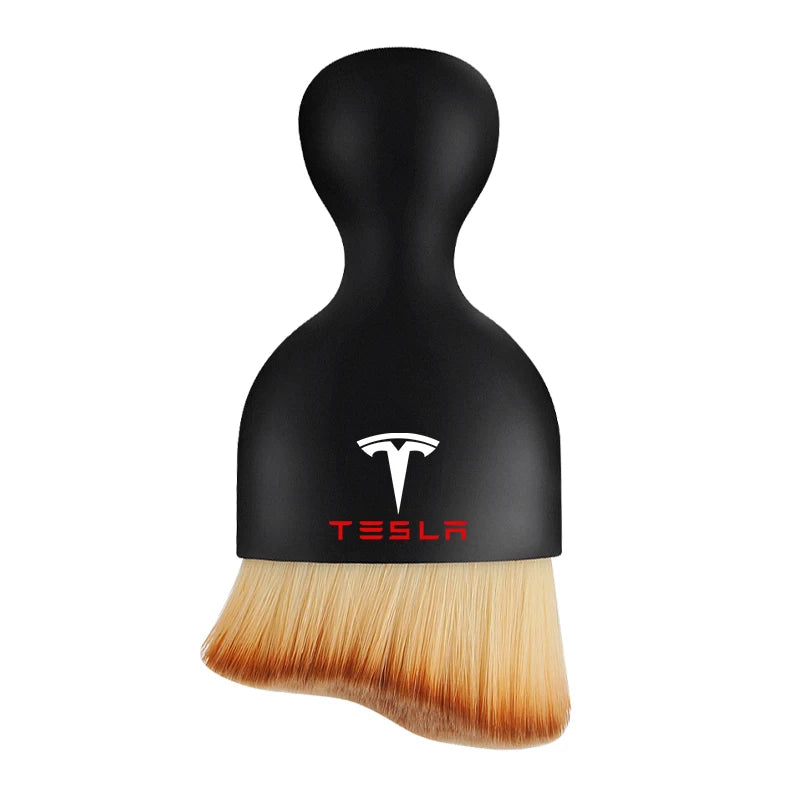 Suede Fleece Microfiber Towel Car Cleaning Rag Cloth with brush For Tesla Model 3 Model S X Model Y Roadster Bonina Coil