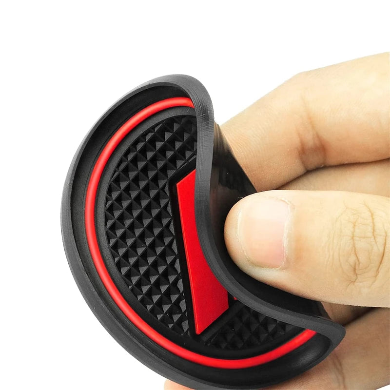 Car Cup Holder Mat Insert Coaster Pad Non-Slip Anti-Dust Mat For 2015-2020 Dodge Challenger Car Styling Accessories