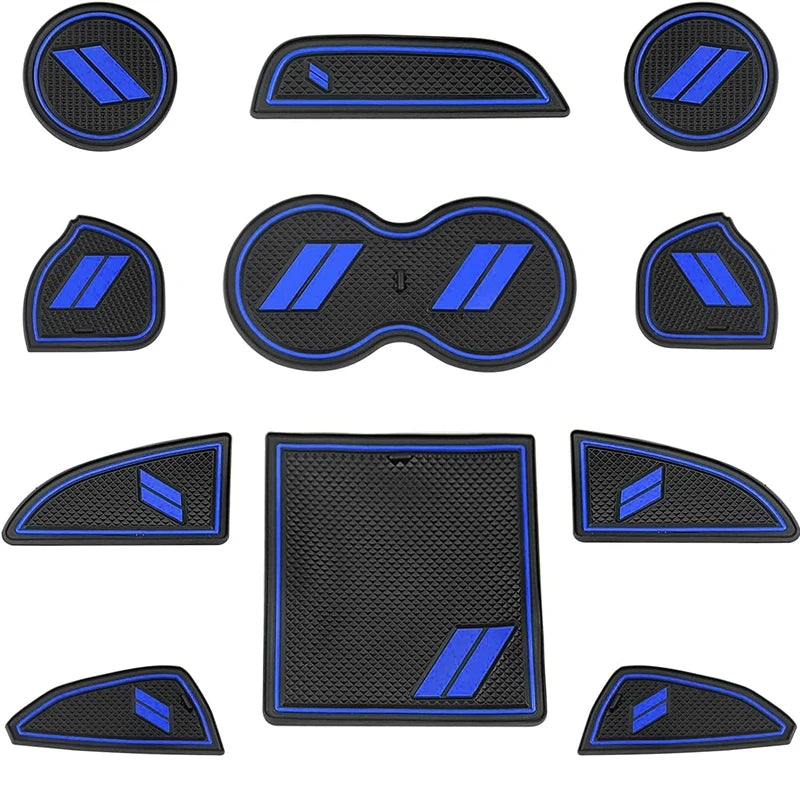 Car Cup Holder Mat Insert Coaster Pad Non-Slip Anti-Dust Mat For 2015-2020 Dodge Challenger Car Styling Accessories